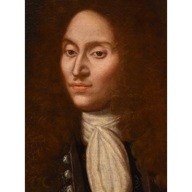 Baroque John Michael Wright, Portrait of a Gentleman, 1670, Oil on Canvas For Sale - Image 3 of 16