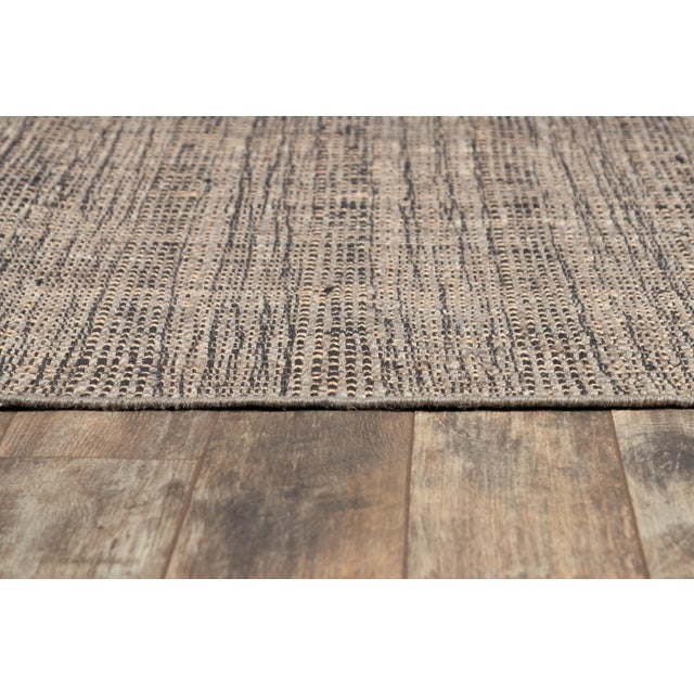 Modern Kashi Charcoal 8' X 10' Area Rug For Sale - Image 3 of 7