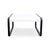 Wilkhahn Mid-Century White and Black Coffee Table from Wilkhahn For Sale - Image 4 of 8