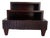 Authentic Barbara Barry for Baker Modern Regency Dark Mahogany Three-Tier Side Table (1990s) For Sale