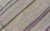 Vintage Turkish Kilim With Stripes in Pastel Purple, Cream, Green and Taupe For Sale - Image 9 of 12