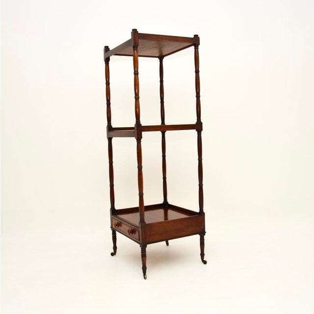 19th Century Antique Georgian Whatnot Stand, 1810s For Sale - Image 5 of 11