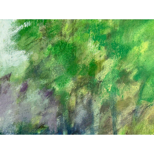 Green J. R. Spring Breeze Acrylic on Canvas Painting For Sale - Image 8 of 12