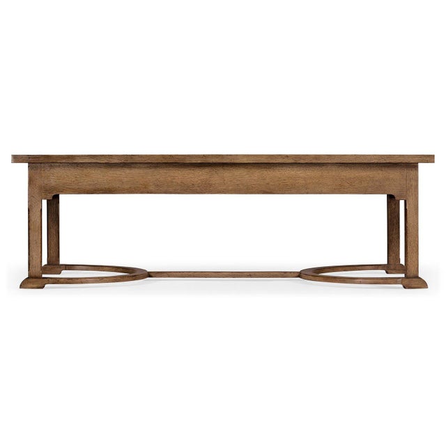 Classic Oak Coffee Table For Sale - Image 4 of 8