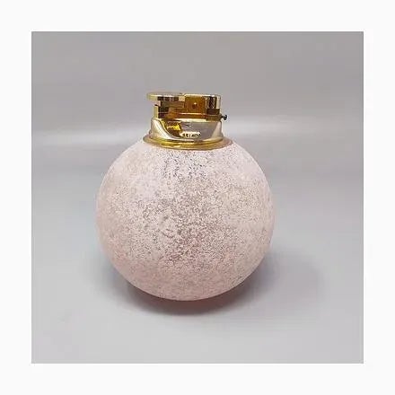 Vintage Table Lighter in Murano Frosted Glass by Paolo Traversi, 1960s For Sale - Image 9 of 9