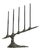Omnia Vanitas Vanité 9 Candelabra in Patinated Cast Bronze by William Guillon For Sale