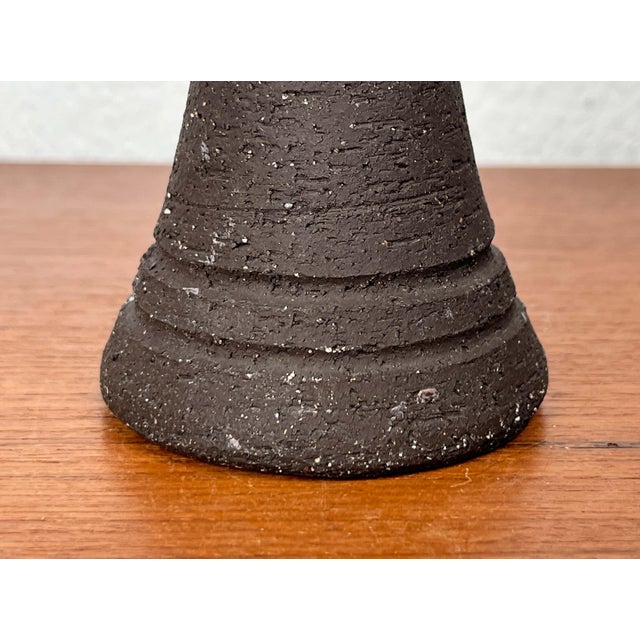 Mid-Century Modern Danish Studio Pottery Candleholder from Lehmann Pottery, 1960s, in Very Good conditions. Designed 1960...