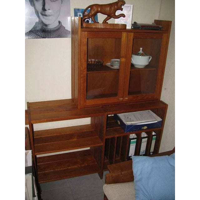 Mid-Century Modern Vintage Slat Shelf, 1970s For Sale - Image 3 of 18