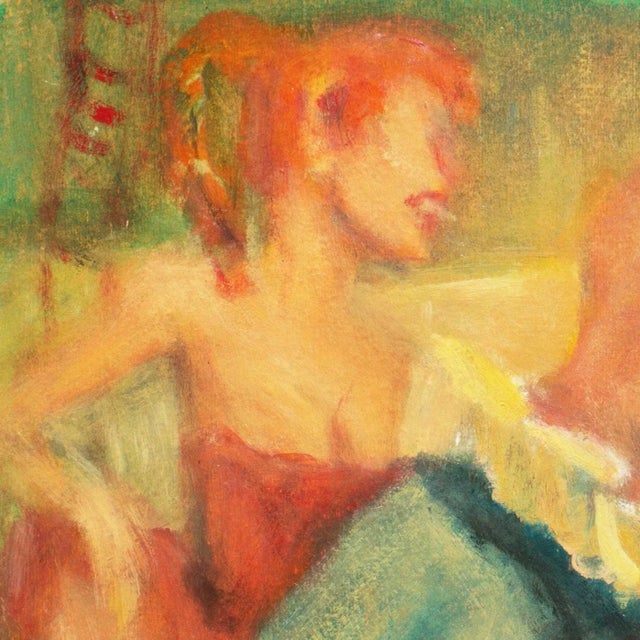 Impressionist 'Banjo Dogs', Mid-Century American School, Impressionist Circus Scene For Sale - Image 3 of 8