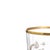 Glass and Crystal - Cup - 19th Century. 19th century Europe, in faceted glass, gilded decoration with a battle scene....