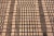 Geometric Modern Brown and Cream Rug For Sale - Image 4 of 6