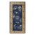 Small 1920s Navy Field Floral Deco Art Antique Chinese Peking Rug 3'2'' X 6'2' For Sale