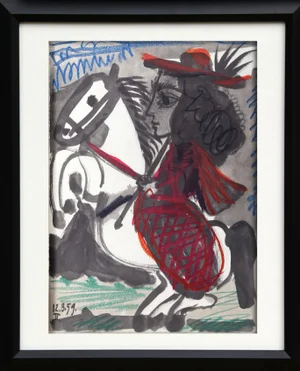 1980s "Toros y Toreros 40" Lithograph After Pablo Picasso