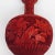 Chinese Vintage Chinese Floral Carved Cinnabar Lacquer Vase For Sale - Image 3 of 6