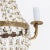 French French Empire Cut Crystal and Brass Chandelier For Sale - Image 3 of 5