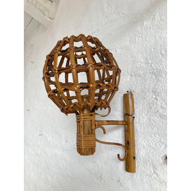 1960s Wall Lights attributed to Louis Sognot, 1960s, Set of 3 For Sale - Image 5 of 13