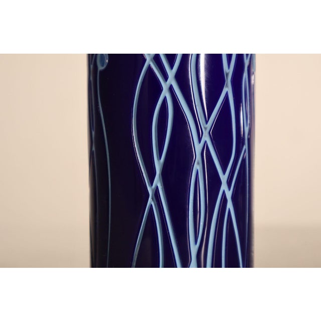 Wedgwood 'Neptune' Blue Vase For Sale - Image 11 of 18
