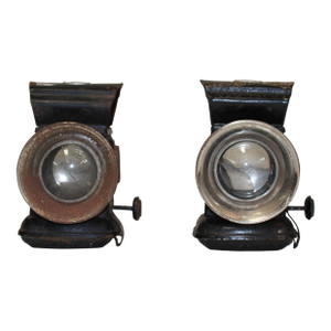 Mini Railroad Handheld Lantern Pair