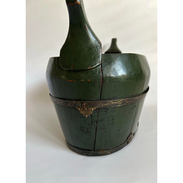 Antique Chinese Lacquered Wooden Storage Box For Sale - Image 11 of 11