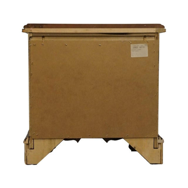 Bassett Furniture Eden House Collection Solid Cherry Traditional Style 26" Two Drawer Nightstand 2083-0270 For Sale - Image 9 of 12