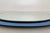 Mid-Century Modern Oval Mirror With Blue Outline by Fontana Arte Italy Circa 1970 For Sale - Image 3 of 12