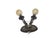 Art Nouveau Two-Armed Wall Lamp, Poland, 1970s For Sale - Image 16 of 18
