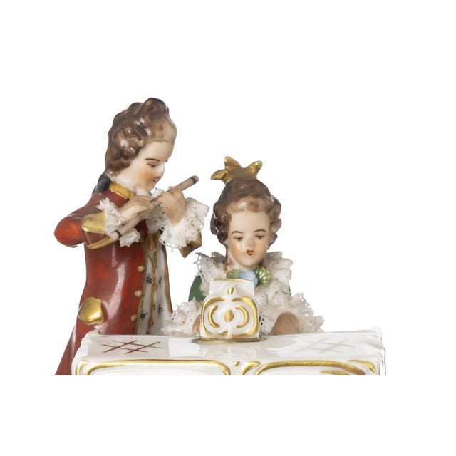 Vintage Porcelain Musicians Model For Sale - Image 5 of 8