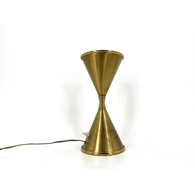Mid-Century Brass Clessidra Table Lamp by Angelo Lelli for Arredoluce, 196, 1960 For Sale - Image 9 of 10