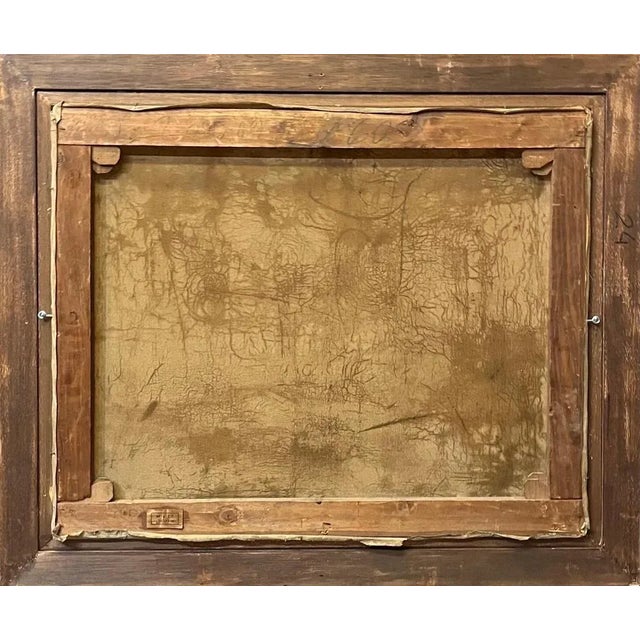 Unknown Artist, The Farm, Oil on Canvas For Sale - Image 12 of 13