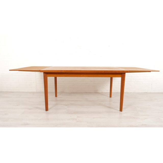 Vintage Extendable Teak Dining Table For Sale - Image 17 of 18