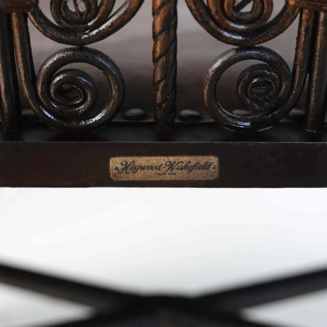 Victorian Heywood Wakefield Loveseat Antique Wicker For Sale - Image 3 of 8