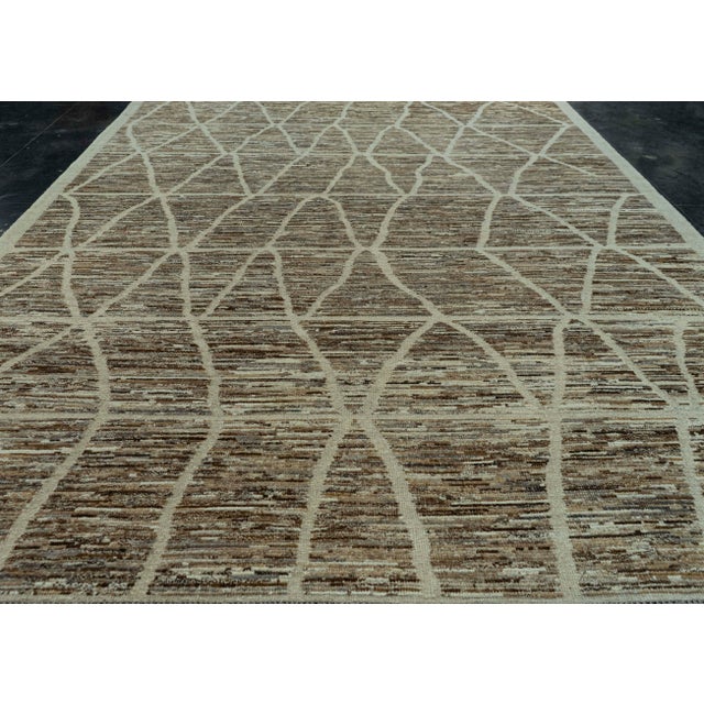 Turkish Modern Handmade Rug 10'7" x 14' #20669 Explore a curated collection of hallway runners, wool rugs, and handmade...