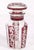Early 20th Century Early 20th Century Bohemian Ruby to Clear Glass Preserve Jar For Sale - Image 5 of 10