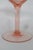 Pink Early 20th Century Pink Stem Depression Glass Optic Swirl Glassware Wine Sherry Goblets 4751b - 4pc For Sale - Image 8 of 11