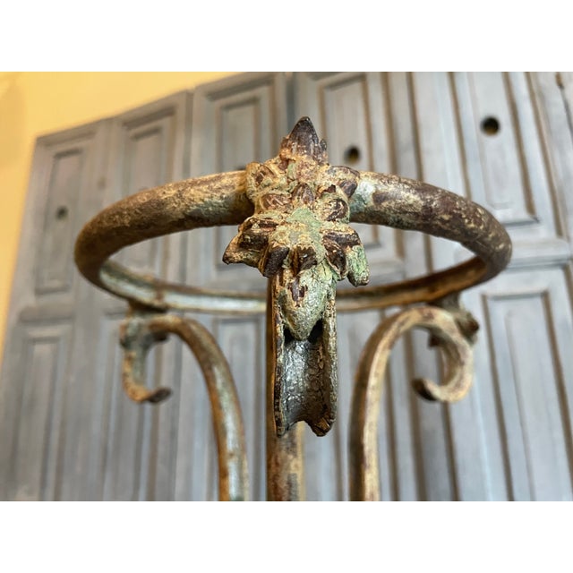 French Arras Witch Balls Stand, 1890s For Sale - Image 3 of 14
