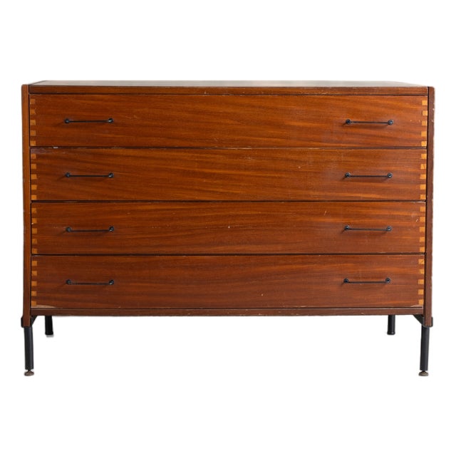 Vintage Wooden Chest of Drawers, 1960s For Sale