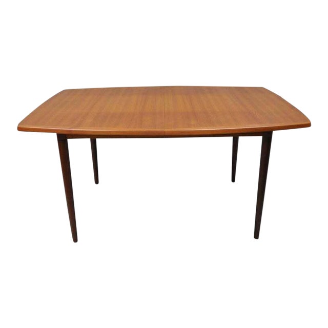 Gustav Bahus Norway Mid Century Danish Modern Teak Dining Table