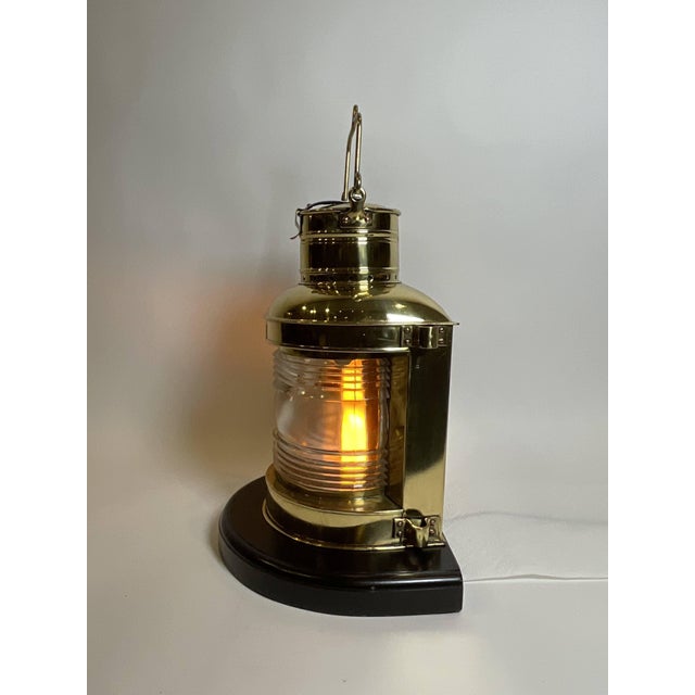 Solid Brass Ships Masthead Lantern For Sale - Image 9 of 11