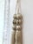 Ivory Beaded Key Tassels - H - 7.5 Inches - a Pair For Sale - Image 4 of 5