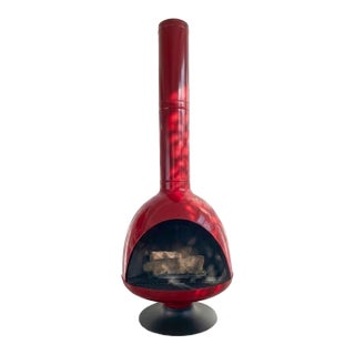 Malm Fire Drum 3 - Ruby Red For Sale