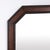 Rectangular Mirror in Dark Wood, 1940s For Sale - Image 4 of 7