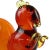 Figurative Murano Seguso Vintage Sommerso Orange Red Yellow Italian Art Glass Mid Century Squirrel Figurine For Sale - Image 3 of 6