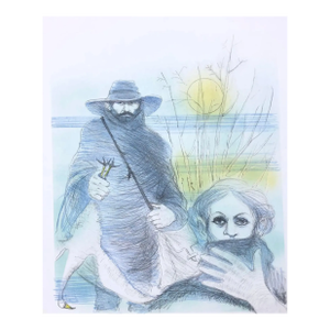 Giuseppe Motti Sporting Figural Lithograph