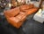 1970s Leather Sofa and Armchair, 1970s, Set of 2 For Sale - Image 5 of 7