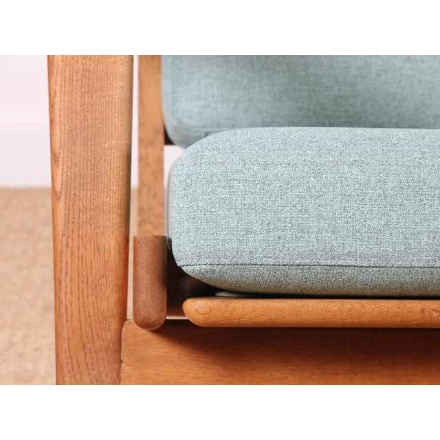Brown GE 290 3-Seater by Hans J. Wegner for Getama, 1960s For Sale - Image 8 of 9