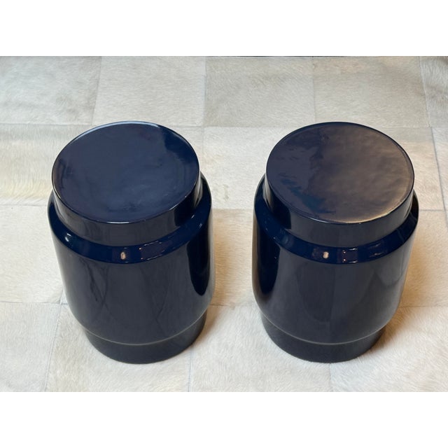 De La Espada for Neri & Hu Lianou Stools, Pair For Sale - Image 10 of 11
