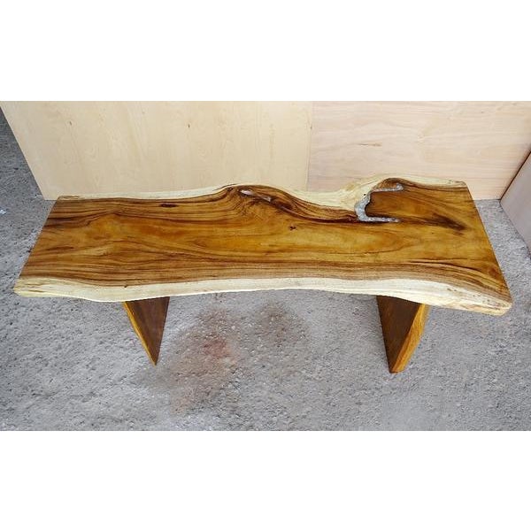 One of a Kind Suar Teak Slab Epoxy Resin Dining Table ...