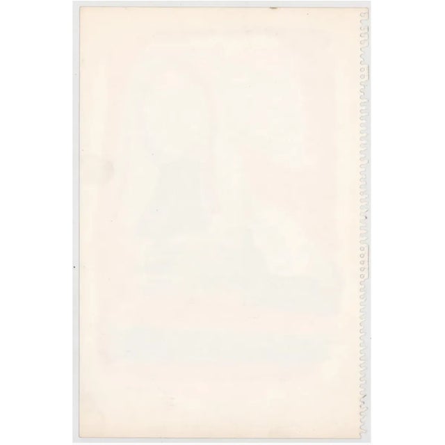 Irving Amen (1918-2011) "Artist and Model" self portrait in profile with portrait of a lady. Signed lower right and titled...