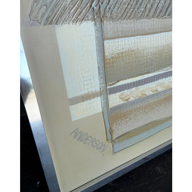 1980s Postmod Artmaster Studios Abstract Sunset Painting For Sale - Image 5 of 7