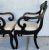 English Regency Dining Accent Chairs Ebonized Pair For Sale - Image 12 of 12